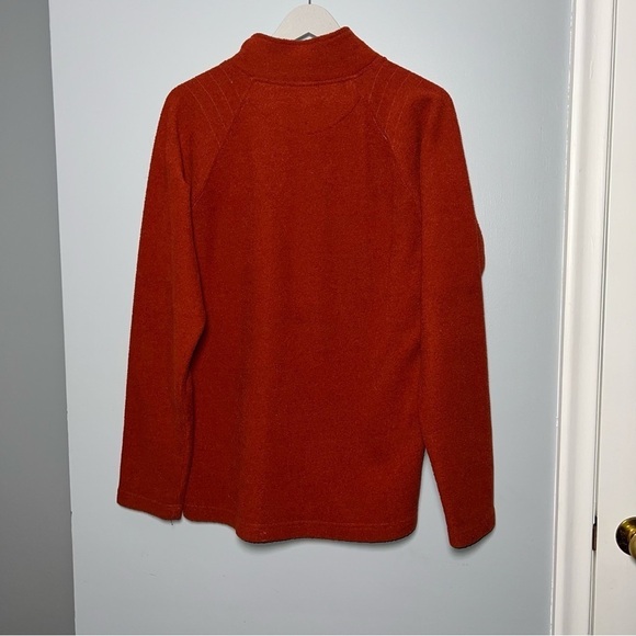 Y2K Vintage PrAna quarter zip knit red pullover jacket gorpcore - Picture 2 of 8